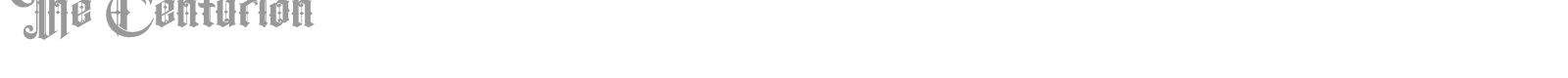 The Centurion font preview
